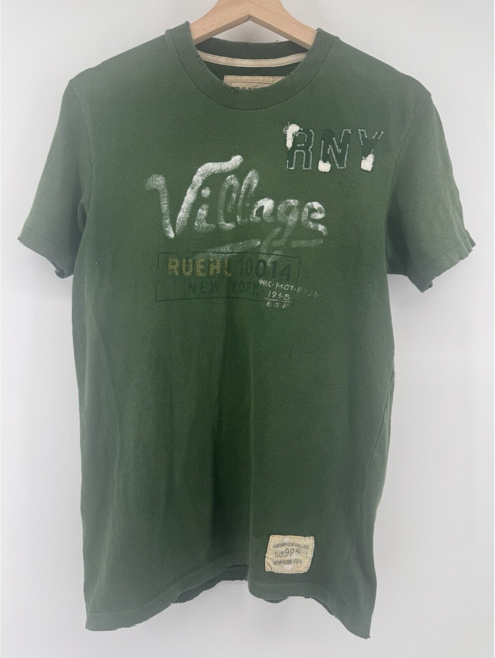 *Rare* Ruehl No .925 Men Vintage 2000s Y2K T Shirt Size M